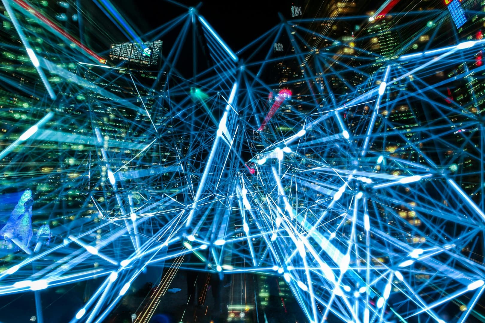 A visualization of data